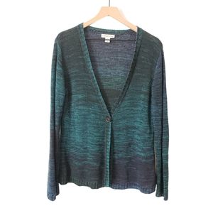 Coldwater Creek cardigan sweater green/blu…